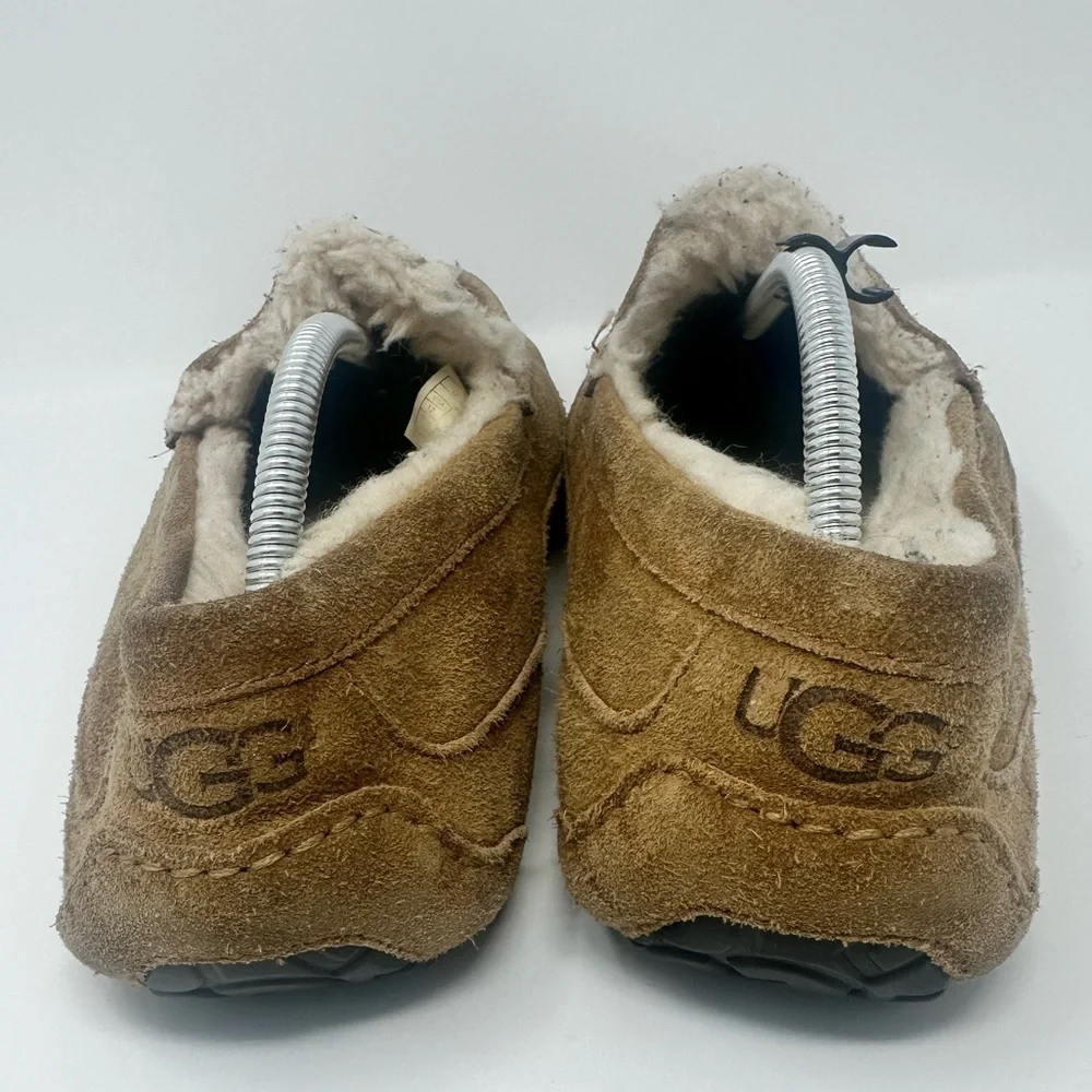 Men's UGG Brown Suede Loafers size 12